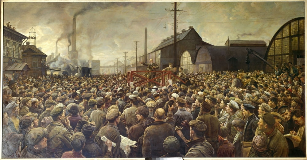 2286 Isaak Brodsky (1884-1939) Russian School Canvas Art - (24 x 18)