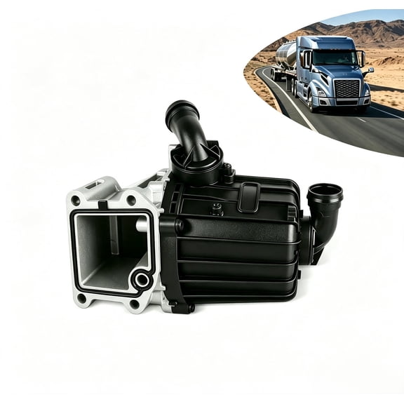 22877306 Crankcase Ventilation Oil Separator for Volvo D13 Engine Fits Volvo Truck D13 engines 2015-2022. Includes gasket and replaces 22877306, 20532891, 21373547 and 21396653