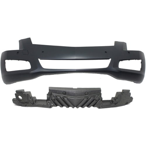 22878681, 22787981 New Bumper Covers Fascias Set of 2 Front for ATS 13-14 Pair