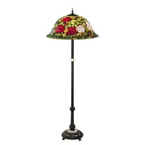 229110 Meyda 62" High Tiffany Rosebush Floor Lamp