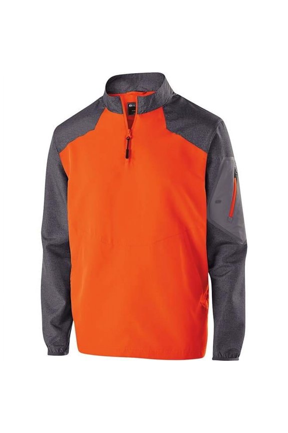 229155-Carbon Print- Orange-2X Raider Pullover, Carbon Print & Orange - 2X