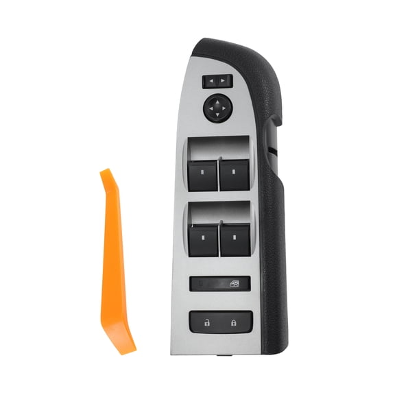 22968506 Front Left Driver Side Door Lock Master Power Window Switch & Black Bezel Cover for Chevy for GMC Silverado Sierra 1500 2010-2013/Silverado Sierra 2500 3500 HD 2010-2014