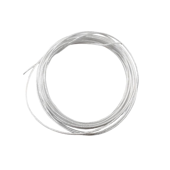 22AWG High Temperature PTFE Insulated Wire, Silver Plated Copper Conductor, High Temperature Resistant (-60°C to +250°C) - 5m Length