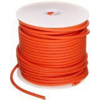 22AWG MILW76D TYPE MW ORANGE STRANDED (7X30) HOOKUP WIRE 100 FOOT ROLL 1000V 80C - 22M-100-ORANGE