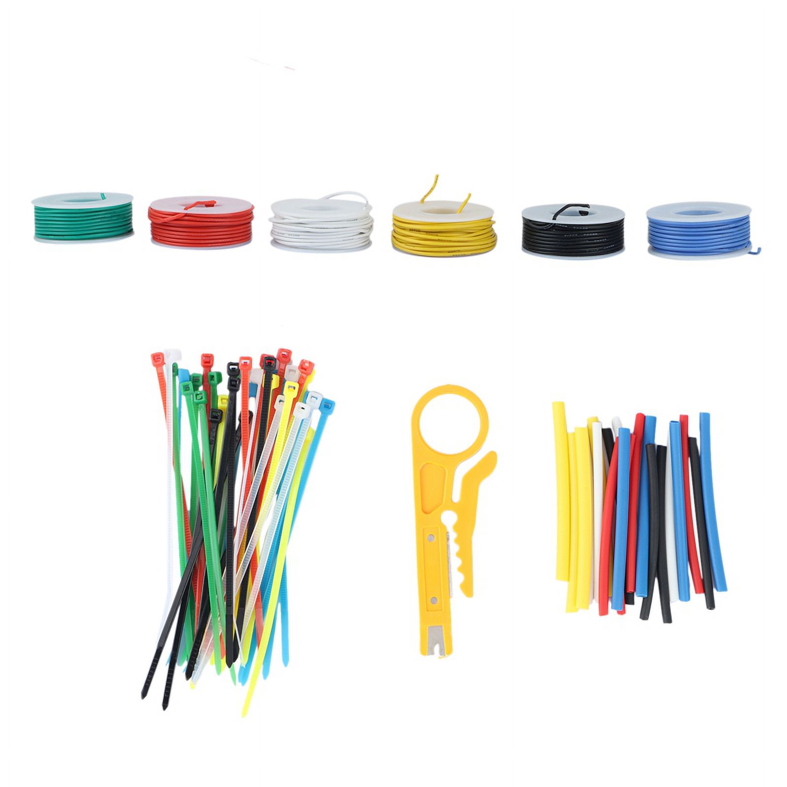 22Awg Flexible Silicone Wire Cable Wires 6 Color Mix Package Electrical
