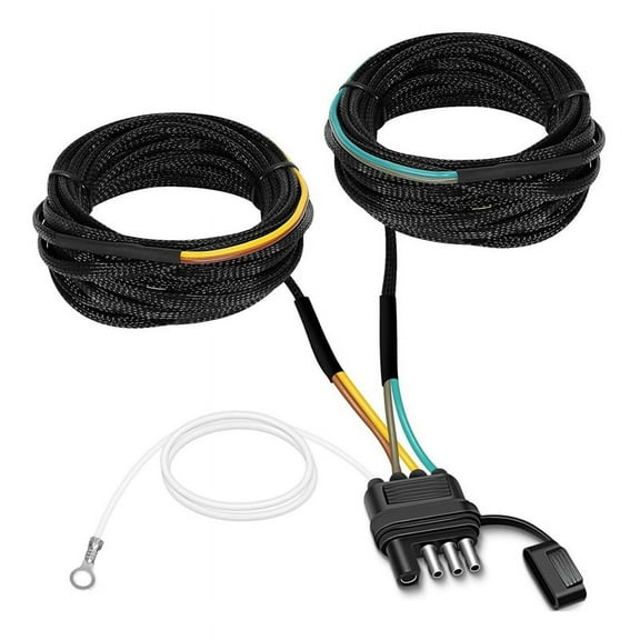 22FT 4 Pin 5 Wire Trailer Wiring Harness,Trailer Light Kit Harness Connector Plug for RV Boat
