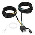 22FT 4 Pin 5 Wire Trailer Wiring Harness,Trailer Light Kit 5 Wire 4 Pin