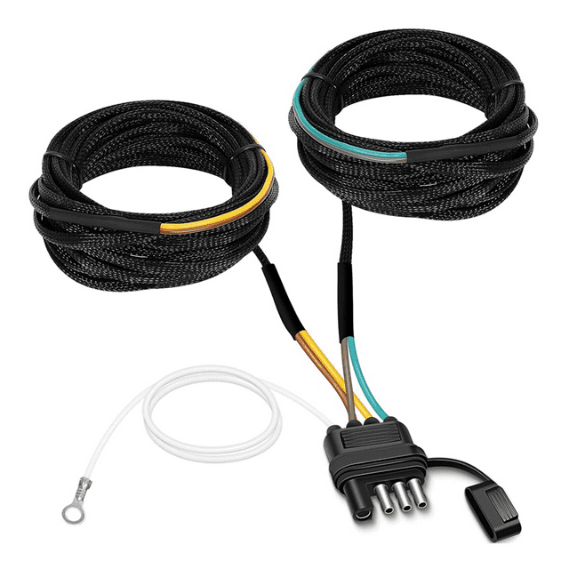22FT 4 Pin 5 Wire Trailer Wiring Harness,Trailer Light Kit 5 Wire 4 Pin