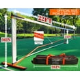 thumbnail image 1 of 22FT Regulation Pickleball Net Kit with Portable Steel Frame & Carry Bag for Driveway & Backyard, 1 of 6