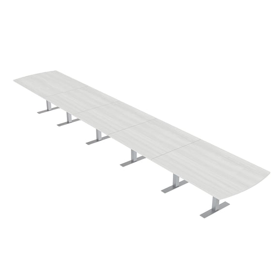 22Ft Arc Rectangle Modular Conference Table Electric Modules T-Bases