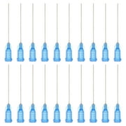 Uxcell 22Ga Dispensing Needles, 102Pcs 1.5" Industrial Blunt Tip Dispensing Needle for Refilling Liquid Inks Adhesive Glue Oil, Blue