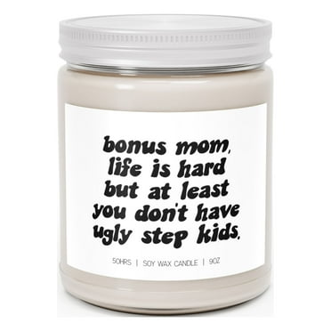 22Gifts Bonus Mom Mothers Day Stepmom Candle, Gifts, Decor, Scented