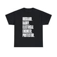 thumbnail image 1 of 22Gifts Electrical engineer Dad Fathers Day Birthday Shirt, Gifts, Tshirt, 1 of 7
