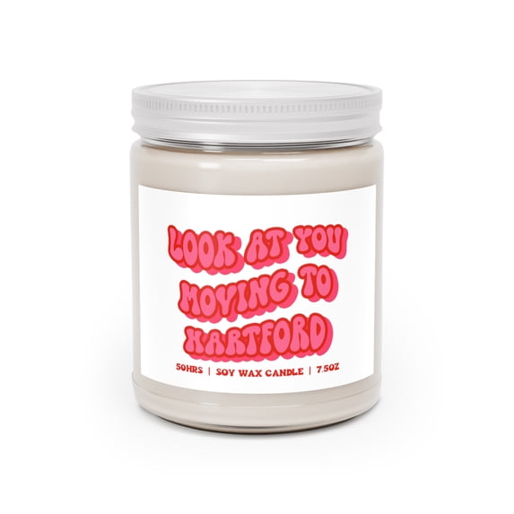 22Gifts Hartford Connecticut Moving Away Candle, Gifts, Decor, Scented