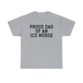 thumbnail image 1 of 22Gifts ICU Nurse Dad Shirt, Gifts, Tshirt, 1 of 7