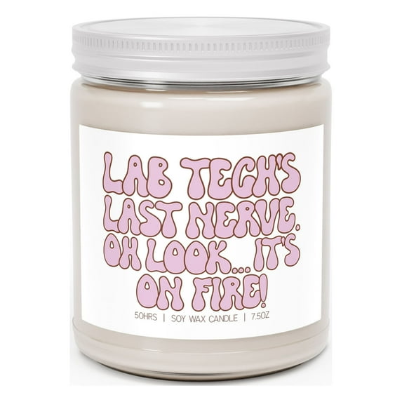 22Gifts Lab tech Laboratory Graduation Candle, Gifts, Decor, Scented