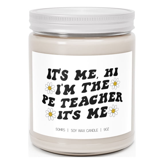 22Gifts PE teacher Appreciation Candle, Gifts, Decor, Scented
