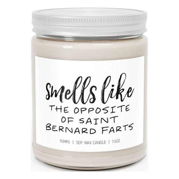 22Gifts Saint Bernard St. Mom Mothers Day Candle, Gifts, Decor, Scented