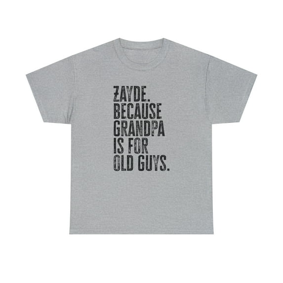 22Gifts Zayde New Grandpa Fathers Day Grandfather Shirt, Gifts, Tshirt, Tee