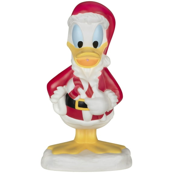 Donald Duck as Santa Claus Disney 22-Inch LED Blow Mold Christmas Decoration – Indoor/Outdoor Holiday Décor