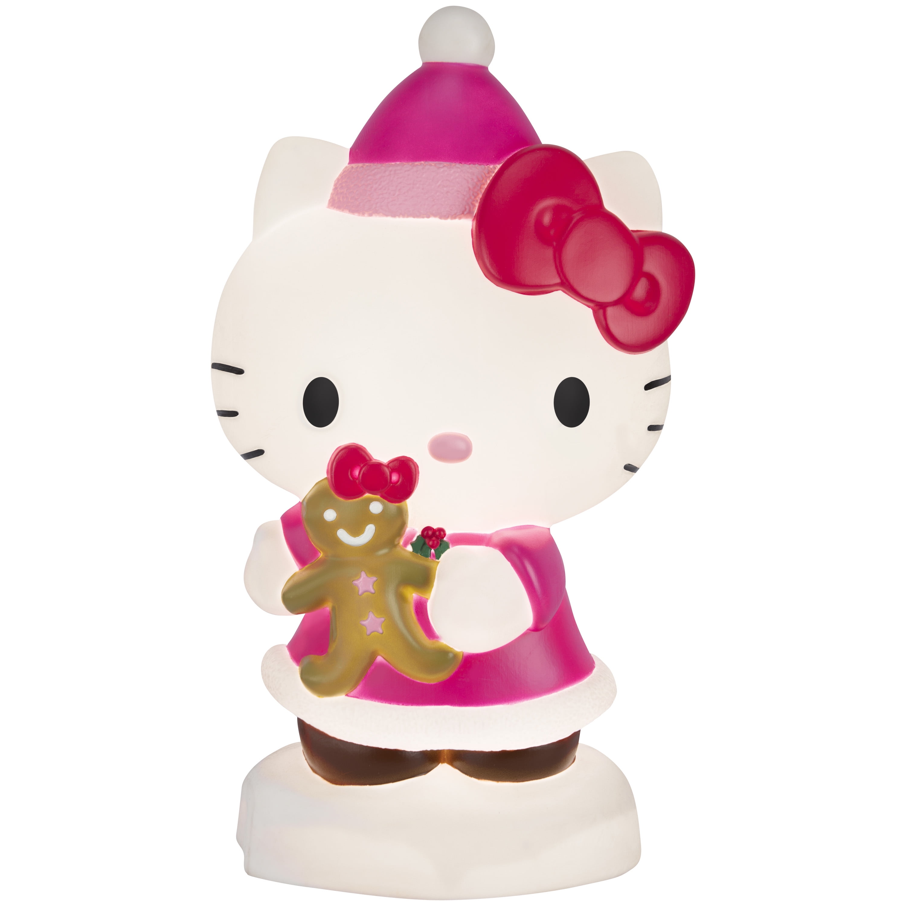 Christmas Blow Mold Outdoor Decor Hello Kitty w/ Gingerbread 12.59
