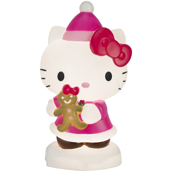 Christmas Blow Mold Outdoor Decor Hello Kitty w/ Gingerbread 12.59 in x 9.25 in x 22.04 in 2.38 lb