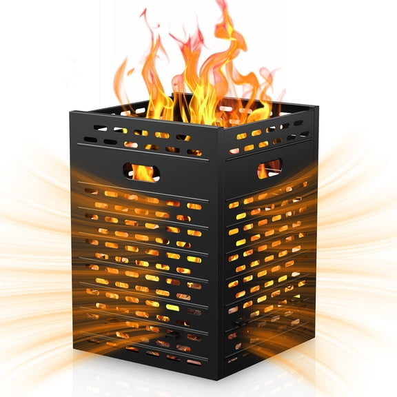 22Inch Fire pit, Burn Barrel for Outside, Burning Trash, Ultra Thick Incinerator