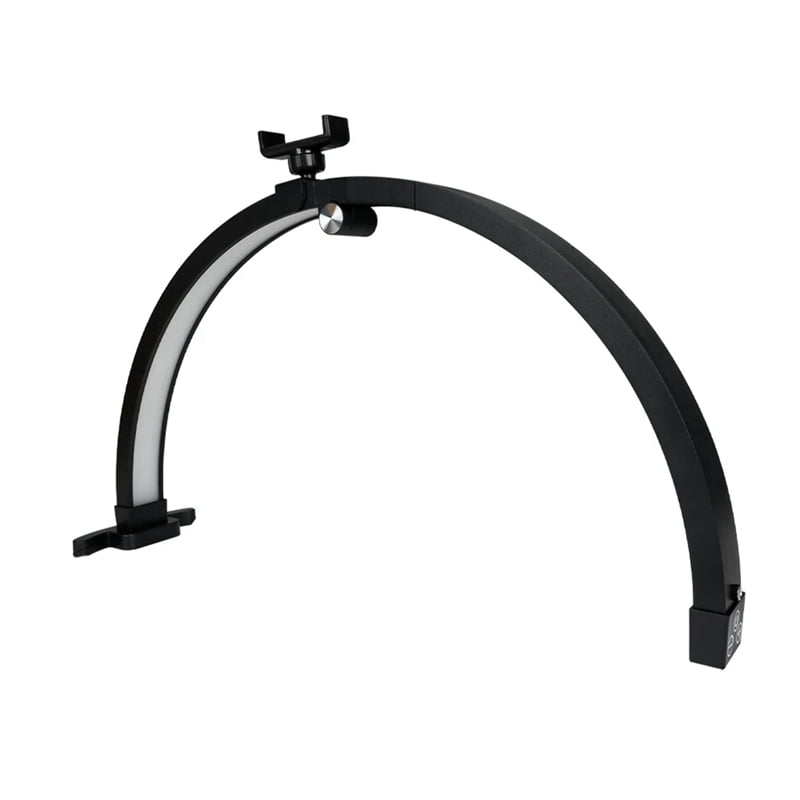 22Inch Half Moon Nail Desk Lamp 20W Touch Control Black US Plug