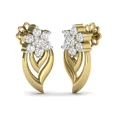 thumbnail image 1 of 22K/18K Real Certified Fine Yellow Gold Beautiful Stud Earrings, 1 of 2