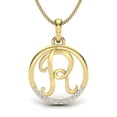 thumbnail image 1 of 22K/18K Real Certified Fine Yellow Gold R CZ Womens Pendant, 1 of 1