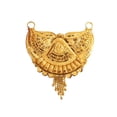 thumbnail image 1 of 22K/18K Real Certified Fine Yellow Gold Unique Carved Mangalsutra Pendant, 1 of 1