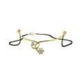 thumbnail image 1 of 22K/18K Real Certified Fine Yellow and White Gold Classy CZ Mangalsutra Pendant, 1 of 1