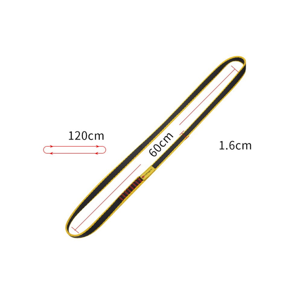 22KN Nylon bing Strap Sling Bearing Cord For Rock Climbing Tree