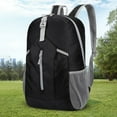 thumbnail image 1 of 22L Hiking Backpack, Packable Foldable Daypack For Travel, Waterproof Nylon Bag, Compact Roomy Lightweight, Multipurpose For Outdoor Sports Day Trips, 1 of 5