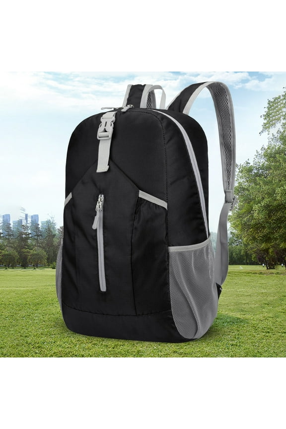 22L Hiking Backpack, Packable Foldable Daypack For Travel, Waterproof Nylon Bag, Compact Roomy Lightweight, Multipurpose For Outdoor Sports Day Trips