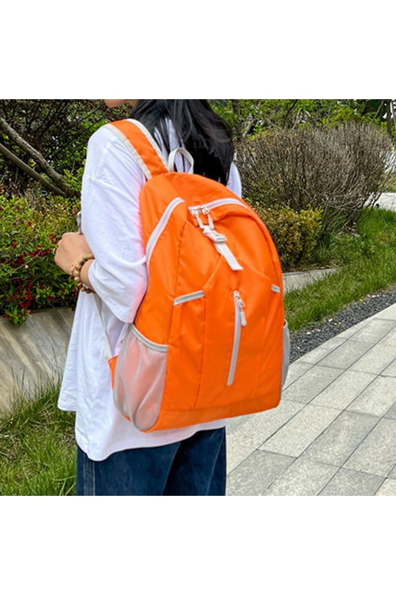 22L Hiking Backpack, Packable Foldable Daypack For Travel, Waterproof Nylon Bag, Compact Roomy Lightweight, Multipurpose For Outdoor Sports Day Trips