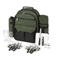 thumbnail image 1 of 22L Insulated Picnic Basket Leak Proof Picnic Backpack for 2, Green Camping Gifts, Cool Bridal Shower Gifts for Bride and Groom, Mr and Mrs, Anniversary Engagement Wedding for Newly Engaged Couples, 1 of 6