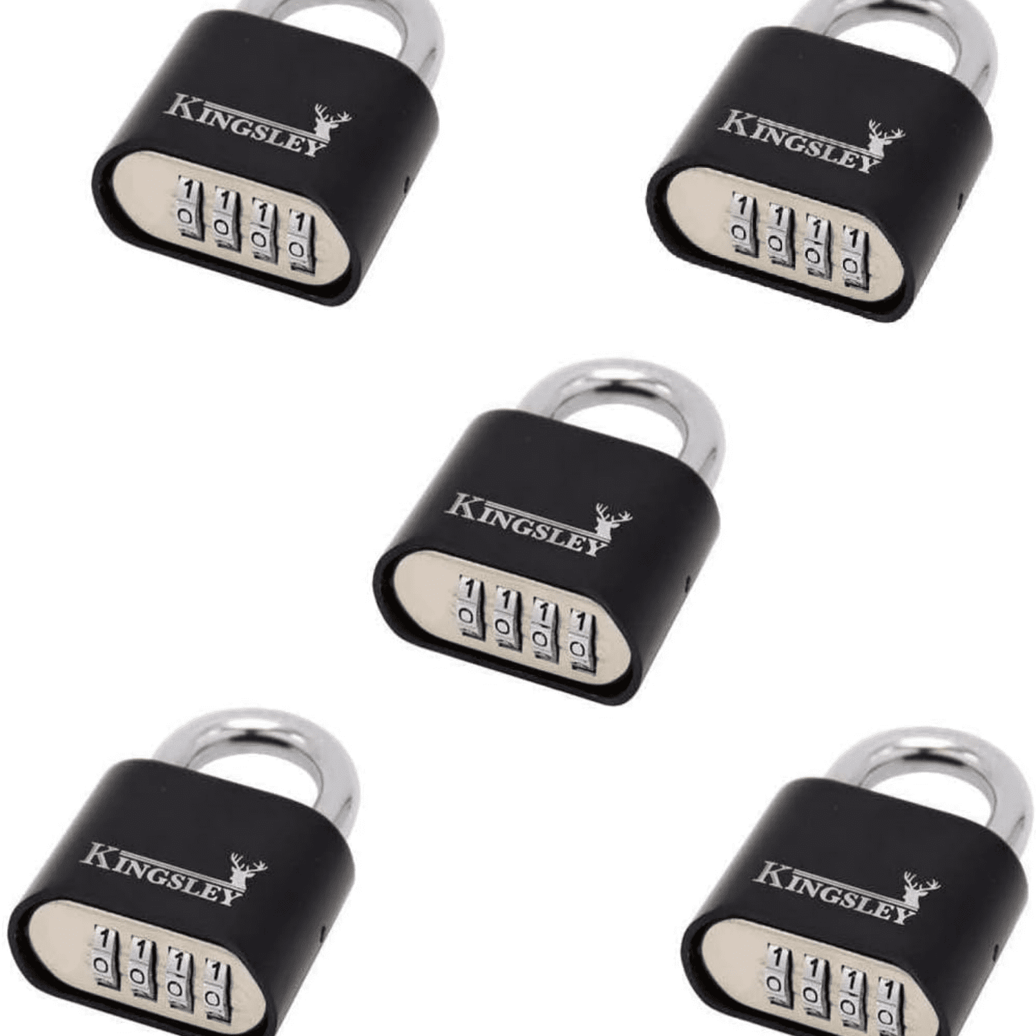 22L Set Your Own Black Combination Lock, Hardened Steel, Heavy Duty ...