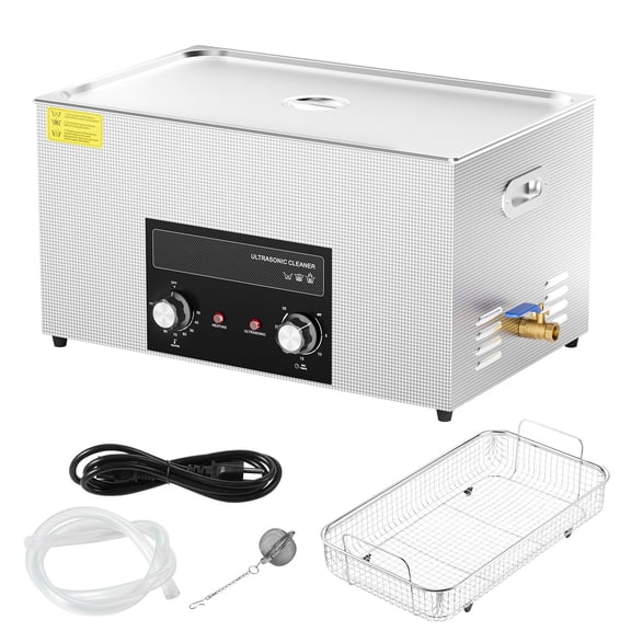 22L Ultrasonic Cleaner with Heater Timer and Basket, Digital Sonic Cavitation Machine 480W for Lab Tools Metal Parts Carburetor Brass Auto Engine Par