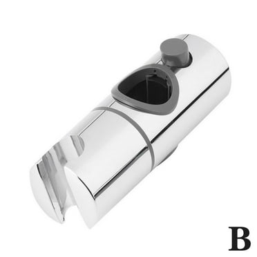 22MM Adjustable Chrome Bathroom Shower Head Holder Riser Rail Bracket Slider Bar V1X8