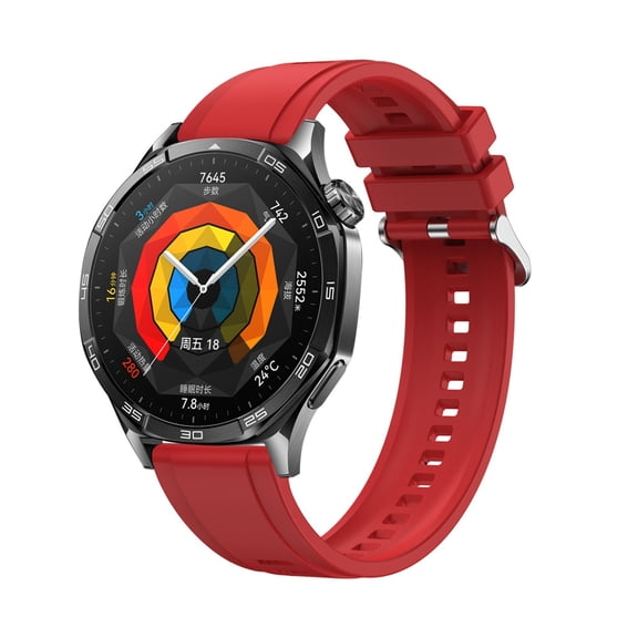22MM Color Silicone Sports Watch Band Durable Comfortable Breathable Universal Compatibility