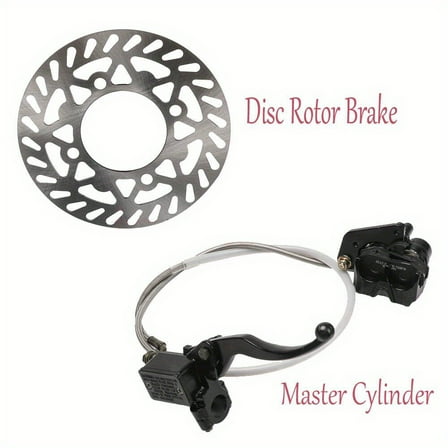 22MM FRONT DISC BRAKE CALIPER ROTOR MASTER CYLINDER LEVER PIT DIRT BIKE