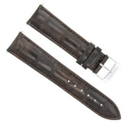 22MM GENUINE ITALIAN LEATHER STRAP WATCH BAND FOR CITIZEN ECO-DRIVE DARK BROWN