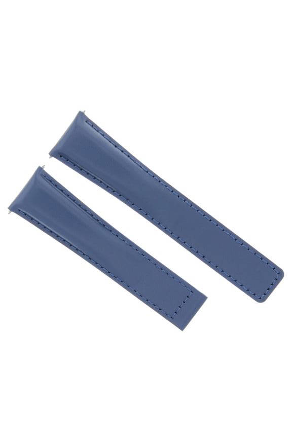 22MM LEATHER BAND STRAP FOR TAG HEUER MONACO CARRERA 12 AQUARACER FORMULA F BLUE