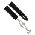 thumbnail image 1 of 22MM LEATHER BAND WATCH STRAP FOR 46MM BREITLING NAVITIMER A24322 GMT BLACK OS, 1 of 2