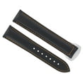 thumbnail image 1 of 22MM LEATHER WATCH BAND STRAP FOR OMEGA SEAMASTER DEPLOYMENT CLASP BLACK OS, 1 of 2