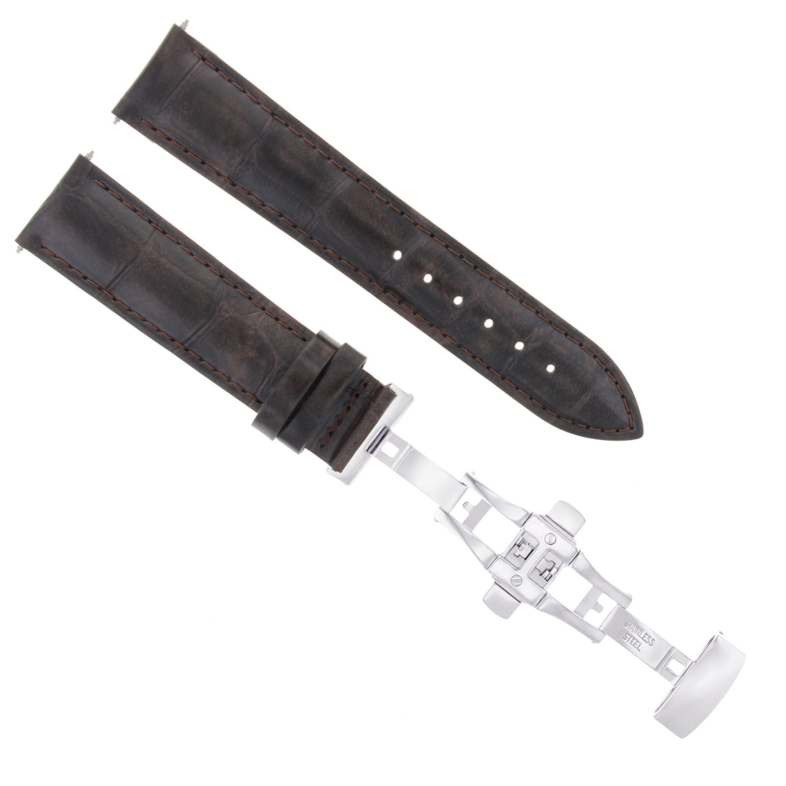 22MM LEATHER WATCH BAND STRAP FOR RAYMOND WEIL FREELANCER 740 ST