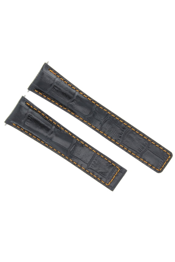 22MM LEATHER WATCH BAND STRAP FOR TAG HEUER AQUARACER FORMULA F1 WATCH BLACK OS