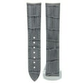 thumbnail image 1 of 22MM LEATHER WATCH STRAP BAND CLASP FOR 45.5MM OMEGA SEAMASTER PLANET OCEAN GREY, 1 of 2