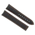 thumbnail image 1 of 22MM LEATHER WATCH STRAP BAND FOR 45.5MM OMEGA SEAMASTER PLANET OCEAN D.BROWN OS, 1 of 2